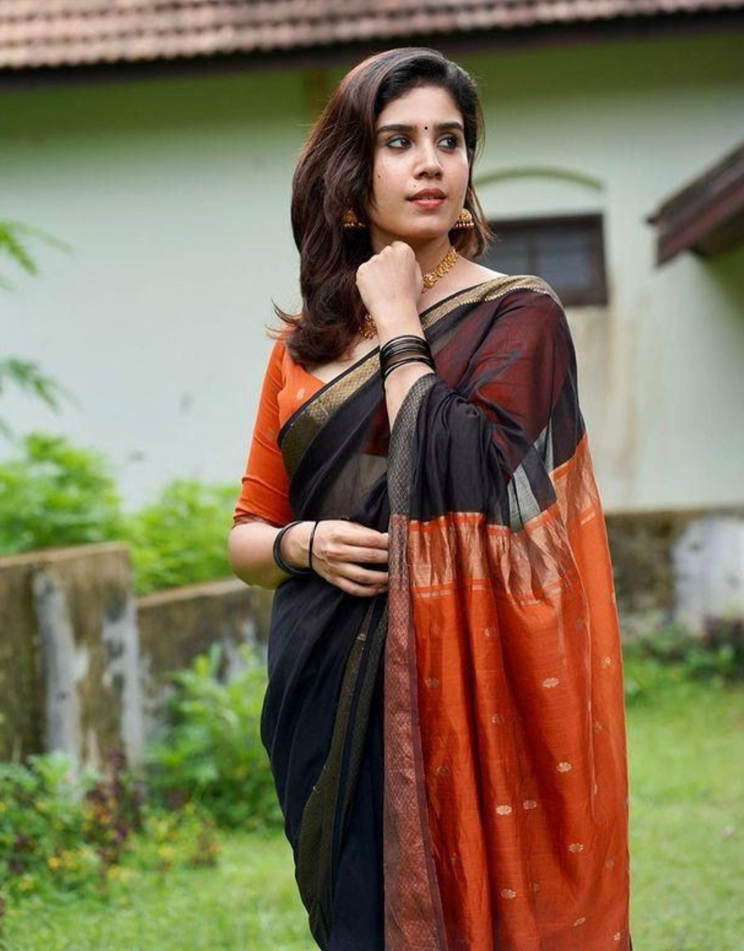 Sita Black Banarasi Silk Saree