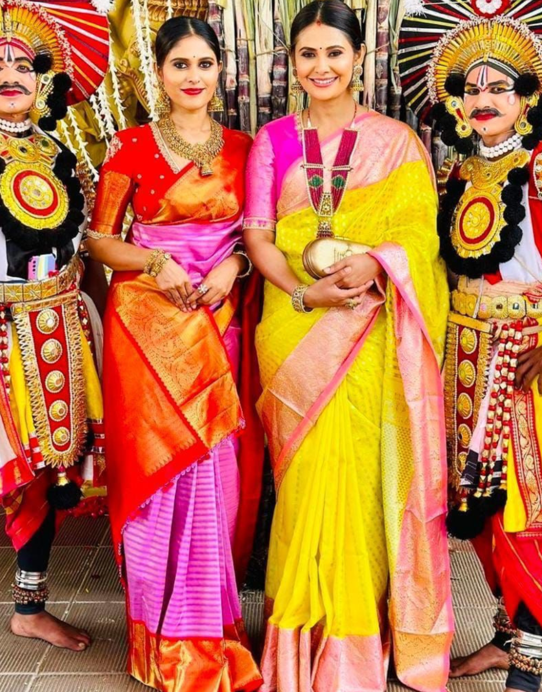 Kareena Yellow Banarasi Saree