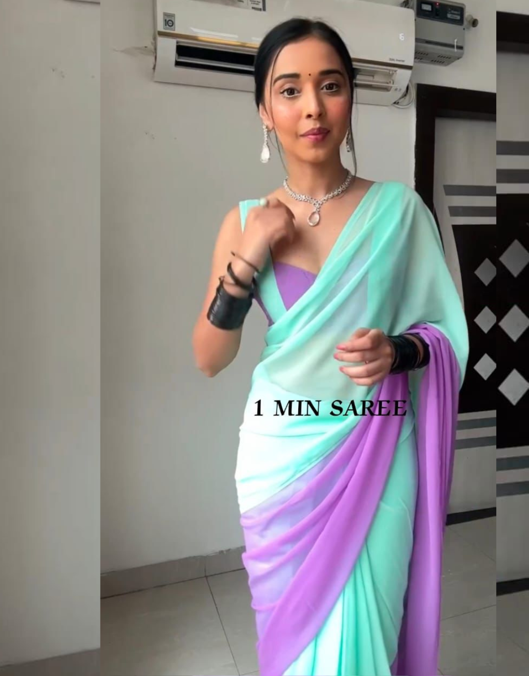 Alia Multicolour Ready To Wear Saree