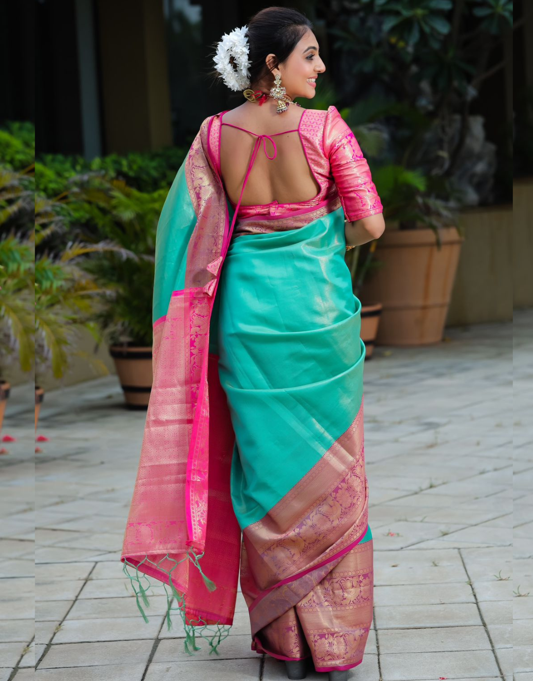 Ishita Firozy Tissue Silk Saree With Elegant Blouse