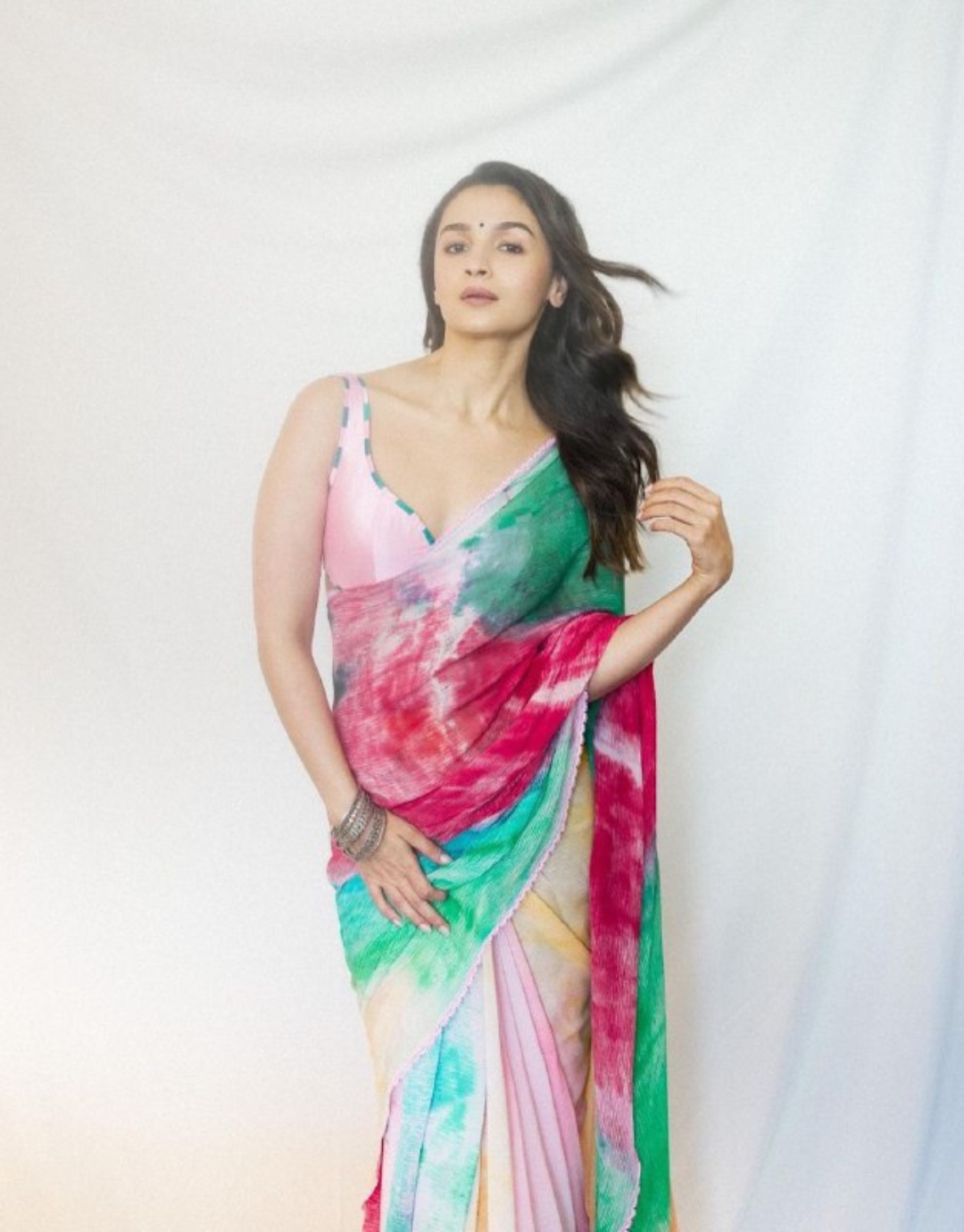 Rani Colourful Soft Silk Saree
