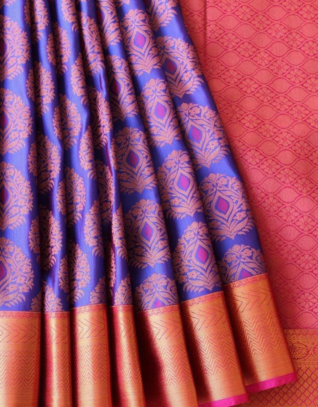 Sumi Purple Soft Silk Saree