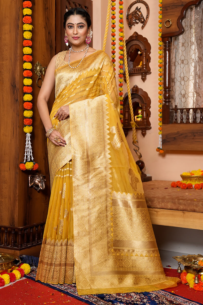 Silk Saree - Buy Silk Sarees Online in India | Ekaya Banaras