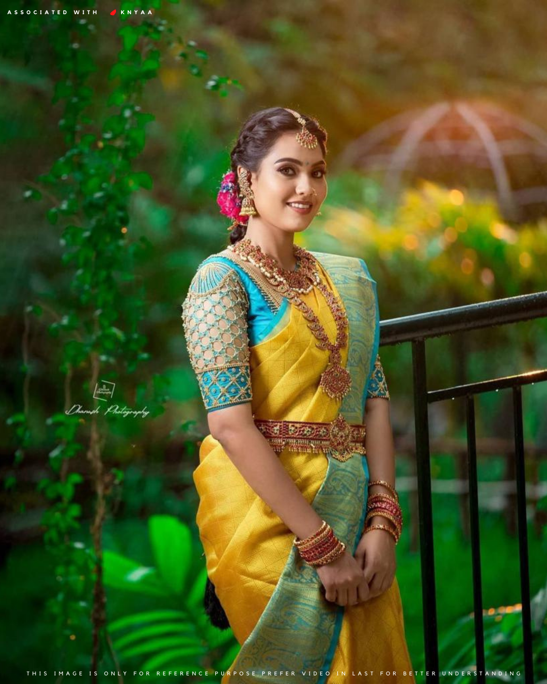 Neeti Yellow Kanchipuram Soft Silk Saree
