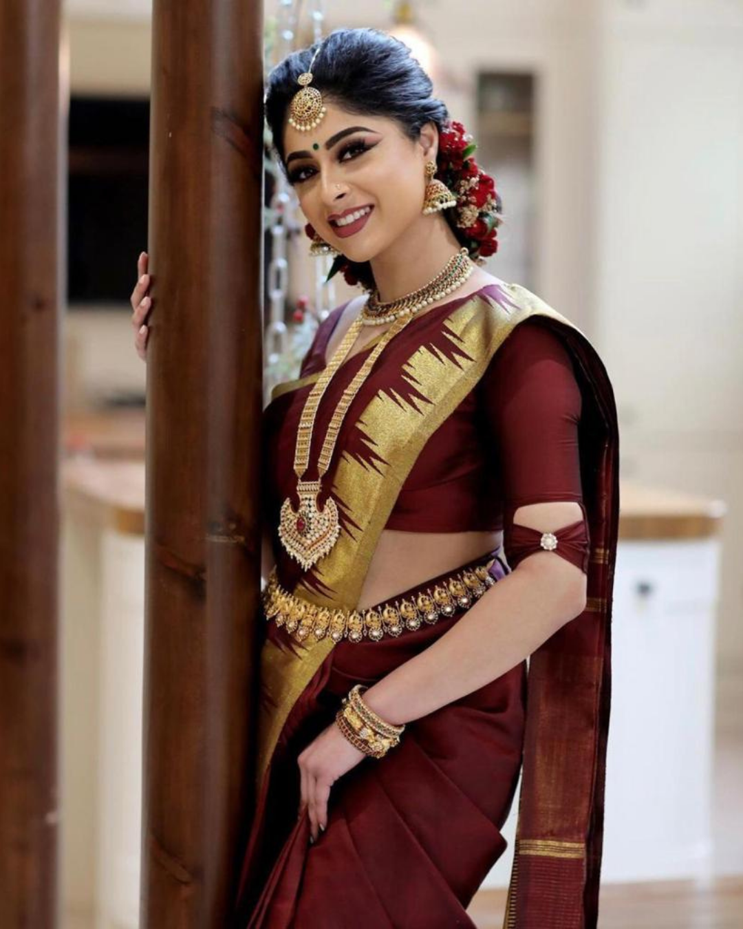 Amla Soft Silk Sari With Attached Blouse Saree – Zariknyaa