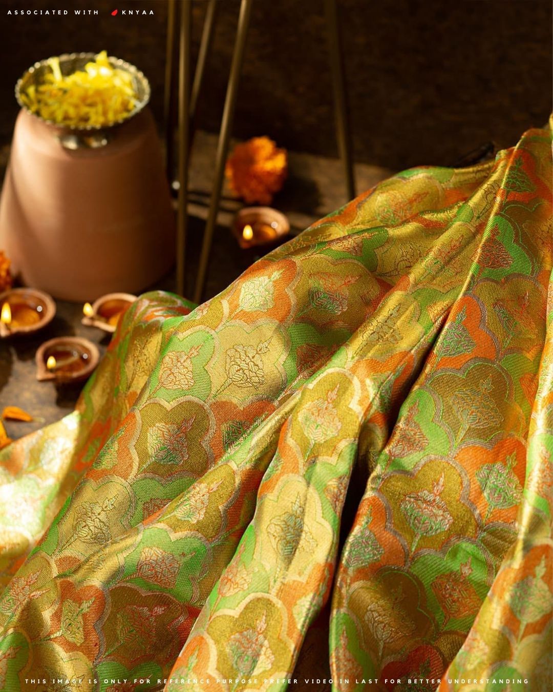 Yellow Domination Multicolor Silksaree | Bridal silk saree, Wedding silk  saree, Indian wedding outfits