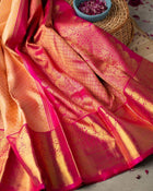 Ranimor Traditional Kanchipuram Soft silk sari With Suitable Attached Blouse