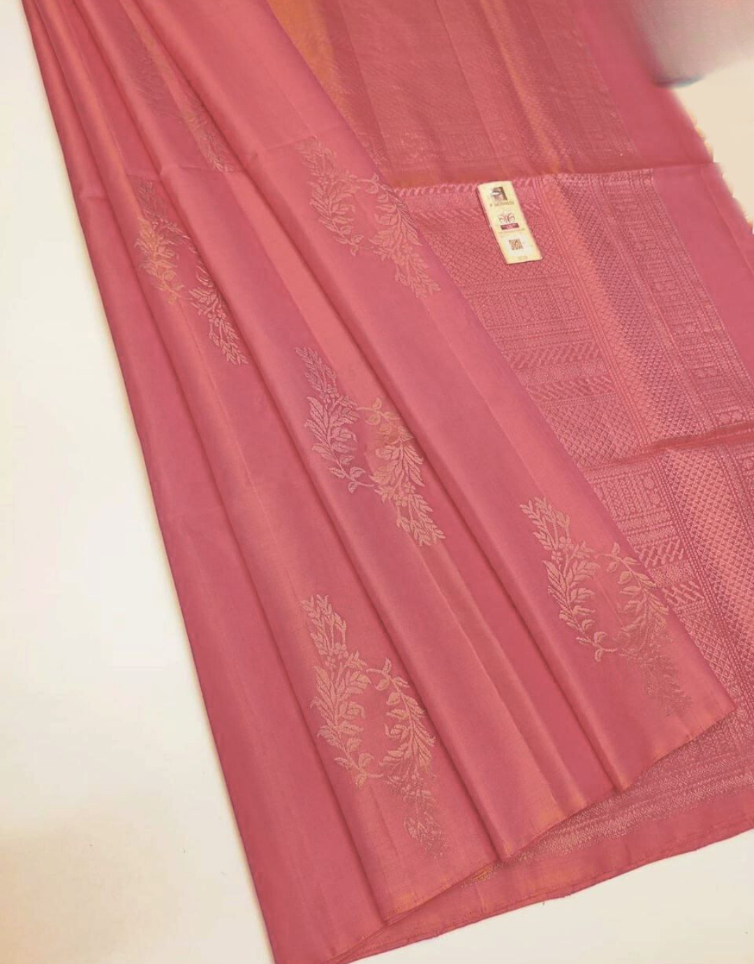 Hetal Dirty Pink Soft Silk Saree